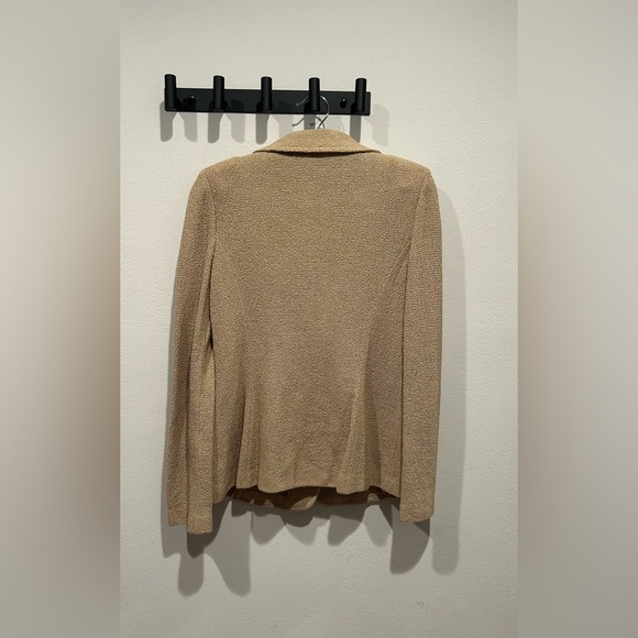 ST JOHN Women's Tan Knit Blazer / Size 4 / - Picture 7 of 12